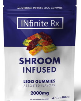 INfinite Rx Shroom Infused Block Gummies Edibles (2000mg)