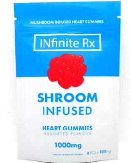 INfinite Rx Shroom Infused Heart Gummies Edibles (1000mg)